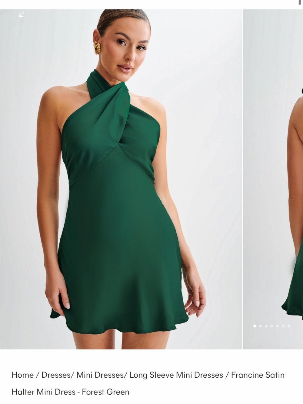 MESHKI Green Maxi Dress Like New